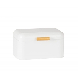 Ψωμιέρα Nordic AH-CC72101 29x18x15cm White Andrea House Μέταλλο,Bamboo