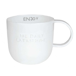 Κούπα Πορσελάνινη Enjoy The Daily RD0016555 8,5x8cm White Raeder Πορσελάνη