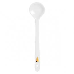Κουταλάκι Heart Gold RD0013282 RD0013282 13,5cm White-Gold Raeder Πορσελάνη