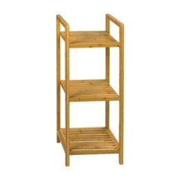 Ραφιέρα Επιδαπέδια 3 Επιπέδων AH-BA22000 30,5x30,5x75,5cm Natural Andrea House Bamboo