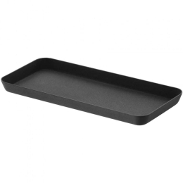 Δίσκος Μπάνιου YMZK4222 22x10x1,5cm Black Yamazaki Ατσάλι
