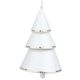 Στολίδι Χριστουγεννιάτικο Golden Point RD0090580 5x6,5cm White-Gold Raeder