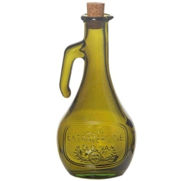 Δοχείο Λαδιού AH-MS73094 Φ9x20cm 500ml Green Andrea House Γυαλί