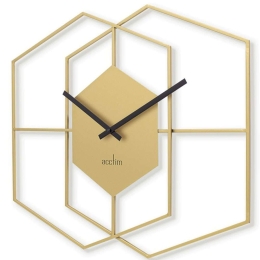 Ρολόι Τοίχου Addison ACCTIM29668 55x50cm Brass Acctim Μέταλλο