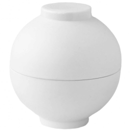 Βάζο Αποθήκευσης Lille S RD0051476 8x7cm White Raeder Πορσελάνη