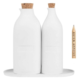 Λαδόξιδο (Σετ 2Τμχ) Bon Appetit 10,5x20,5cm White Raeder Πορσελάνη