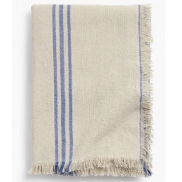 Ριχτάρι Capri CACAPR180AZU Beige-Blue Calma House Διθέσιο 180x260cm 100% Βαμβάκι