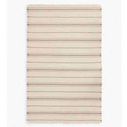 Ριχτάρι Sorento CASORE180CRU Taupe-Ecru Calma House Διθέσιο 180x260cm 100% Βαμβάκι