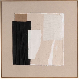 Πίνακας Καμβάς Modern Abstract Roots AH-AX73033 80x80cm Multi Andrea House Τετράγωνοι Ξύλο,Καμβάς