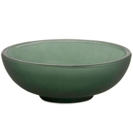 Σαπουνοθήκη AH-BA73051 Φ12,5x4cm Green Andrea House Γυαλί