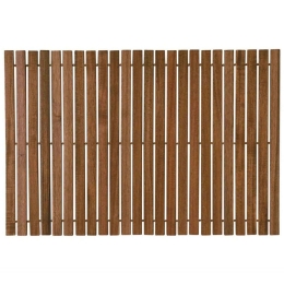 Πατάκι Μπάνιου AH-BA73008 Brown Andrea House 40X60 Ξύλο