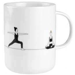 Κούπα Πορσελάνινη Yoga RD0017294 Φ8x10cm Multi Raeder Πορσελάνη