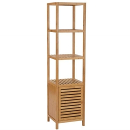 Ραφιέρα Μπάνιου Nordic AH-BA73111 36x33x140cm Natural Bamboo