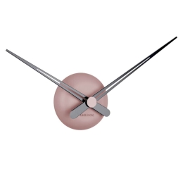 Ρολόι Τοίχου KA5838PI LBT Mini Sharp Pink Karlsson Πολυρεσίνη