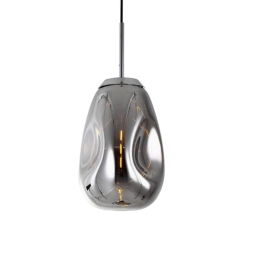 Φωτιστικό Οροφής Από Φυσητό Γυαλί LM1530 Medium Chrome Leitmotiv Γυαλί