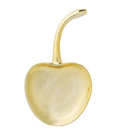 Διακοσμητικό Κεράσι - Πιατάκι 75239470 L18xW10cm Gold Bloomingville Πηλός