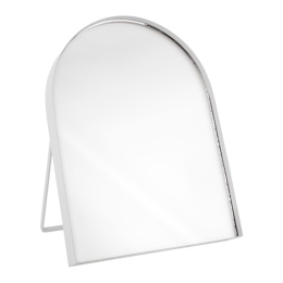 Καθρέπτης Επιτραπέζιος PT3485WH Vogue Arched 26,5x20,5x3,5cm White Present Time Μέταλλο,Γυαλί