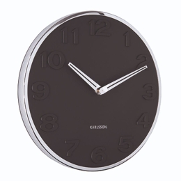 Ρολόι Τοίχου KA5759BK 30cm New Original Black Karlsson Μέταλλο