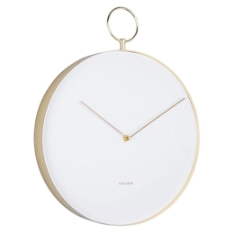 Ρολόι Τοίχου KA5765WH 34cm Hook Metal White Karlsson Μέταλλο
