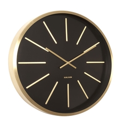 Ρολόι Τοίχου Maxiemus KA5579BK Black Karlsson Μέταλλο