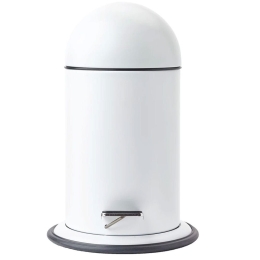 Κάδος Απορριμμάτων Ona ONABIS-43 3L White Aquanova Μέταλλο,Πλαστικό