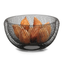 Φρουτιέρα Mesh Xl 153006 Φ40cm Black Philippi Μέταλλο