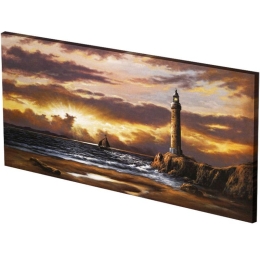 Πίνακας Σε Καμβά LH11 115x55cm Multi Οριζόντιοι Καμβάς