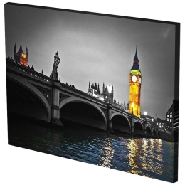 Πίνακας Σε Καμβά MH16 60x80cm Multi Οριζόντιοι Καμβάς