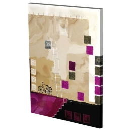 Πίνακας Σε Καμβά MH37 60x80cm Multi Κάθετοι Καμβάς