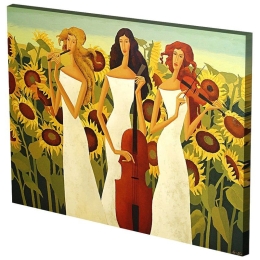 Πίνακας Σε Καμβά MH45 60x80cm Multi Οριζόντιοι Καμβάς