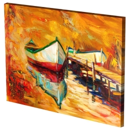 Πίνακας Σε Καμβά MH96 60x80cm Multi Οριζόντιοι Καμβάς
