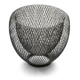 Φρουτιέρα Mesh 153002 Φ25cm Black Philippi Medium Μέταλλο