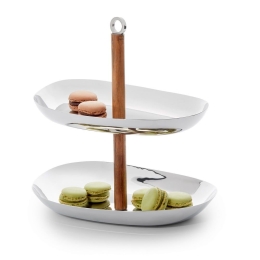 Ορντεβιέρα Διώροφη Udon 202013 H28cm Inox Philippi Ανοξείδωτο Ατσάλι