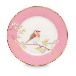 Πιάτο Πορσελάνινο 51001007 Floral 21cm Pink Pip Studio Πορσελάνη