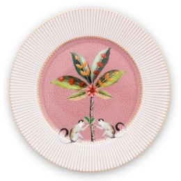 Πιάτο Γλυκού Πορσελάνινο 51001225 La Majorelle 17cm Pink Pip Studio Πορσελάνη