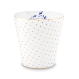 Κούπα 51002240 Without Ear Roy 230ml Small White Pip Studio Πορσελάνη