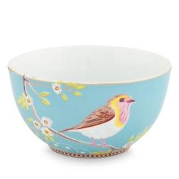 Μπωλ Πορσελάνινο 51003008 Floral Early Bird 15cm Blue Pip Studio Πορσελάνη