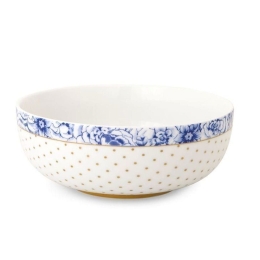 Σαλατιέρα Ατομική Πορσελάνινη 51003062 Royal 15cm White Pip Studio Small Πορσελάνη