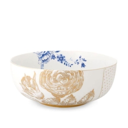 Σαλατιέρα Πορσελάνινη 51003063 Royal 23cm White Pip Studio Large Πορσελάνη