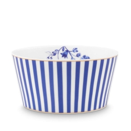 Μπωλ Πορσελάνινο 51003166 Royal Stripes 12cm Blue Pip Studio Πορσελάνη