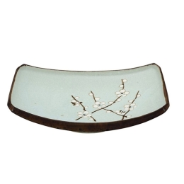 Πιάτο Ορθογώνιο Soshum Matte 7018 18,5x12,5cm Light Blue Tokyo Design Πορσελάνη