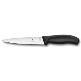 Μαχαίρι Φιλεταρίσματος 6.8713.16B 16cm Black Victorinox Πολυπροπυλένιο