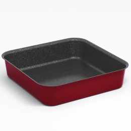 Ταψί Τετράγωνο Electra Granite 06.84.32 Νο 32 Red Keystone Αλουμίνιο