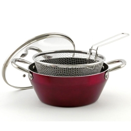 Φριτέζα Electra Granite 06.30.24 Νο 24 Red Keystone 24cm Αλουμίνιο