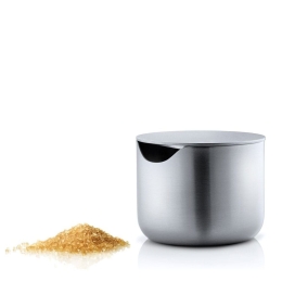 Ζαχαριέρα Ανοξείδωτη Με Καπάκι Basic 63621 100ml Steel Matt Blomus Ανοξείδωτο Ατσάλι