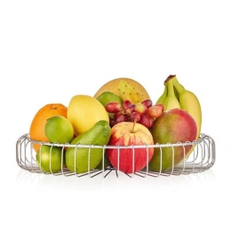 Καλάθι Φρούτων Μεταλλικό Estra 64229 37x5,5cm Chrome Blomus Ανοξείδωτο Ατσάλι
