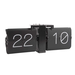 Ρολόι Flip KA5602BK 36x8,5x14cm Black Karlsson Μέταλλο