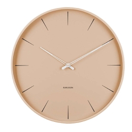 Ρολόι Τοίχου Lure KA5834BR 40x4,5x40cm Sand Karlsson Μέταλλο
