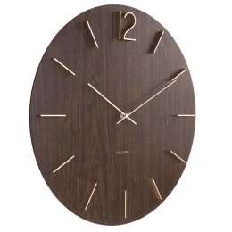 Ρολόι Τοίχου Meek KA5697DW Φ50cm Brown Karlsson Mdf