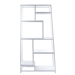 Βιβλιοθήκη Fushion LM1376 102x178cm Black Leitmotiv Μέταλλο